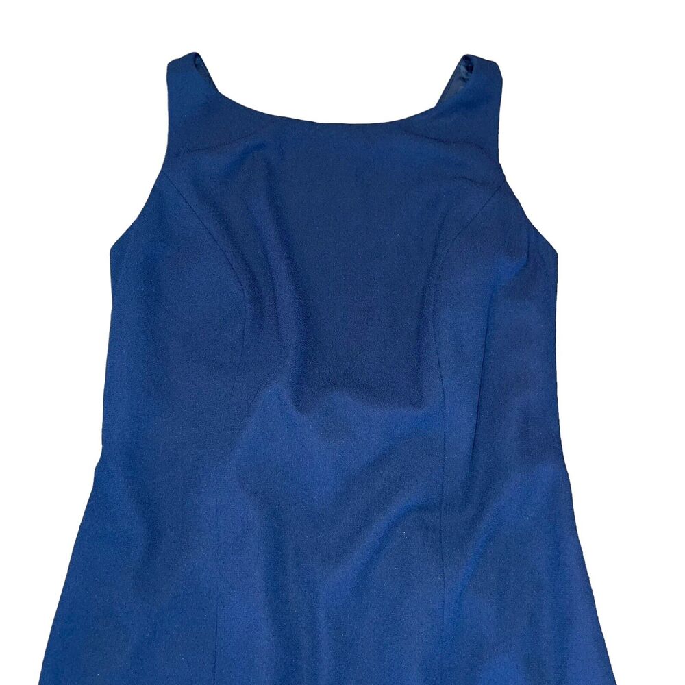 Vintage Column Dress Scoop Back Retro - Picture 5 of 12